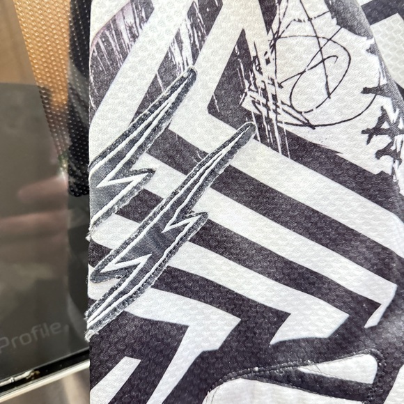 ONEAL Mayhem MX Motorcross Black and White Jersey ‎ Large - Picture 9 of 12